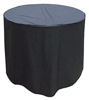 W1360 4SEATER ROUND TABLE COVER BLACK